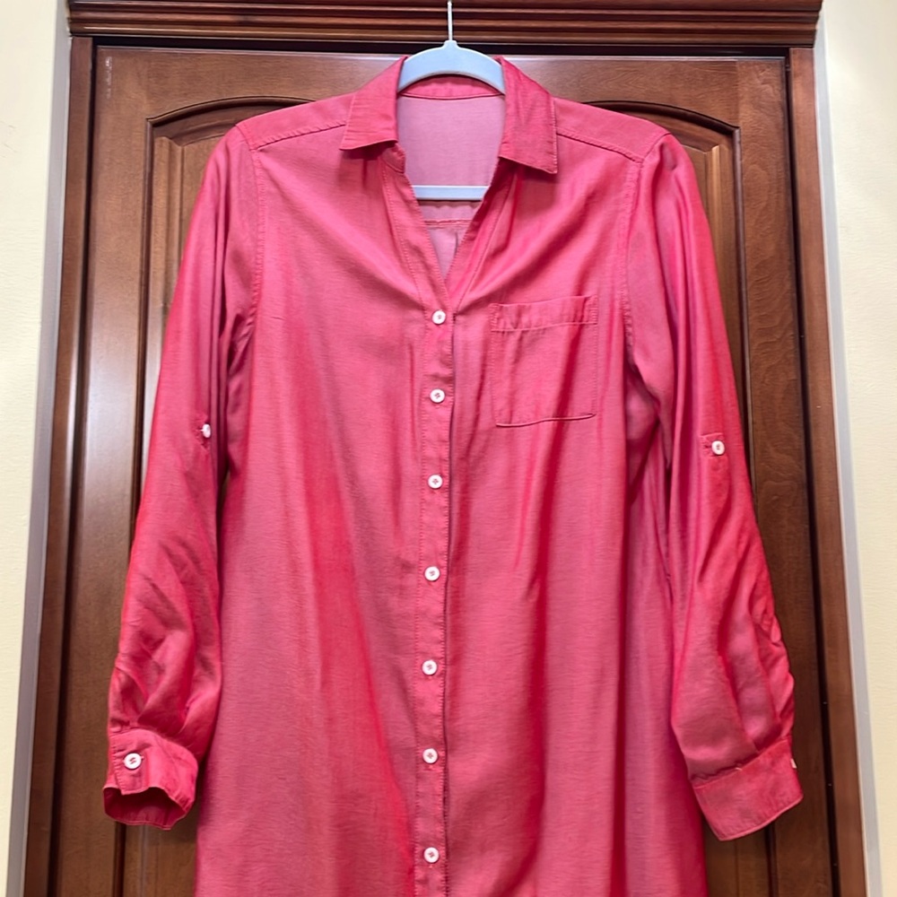 Beautiful Shirt Dress Womens M - Picture 2 of 6